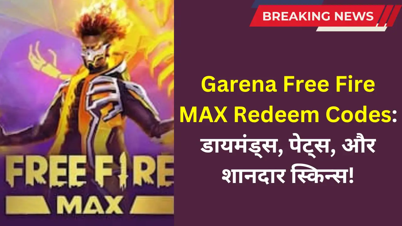 Garena Free Fire MAX Redeem Codes