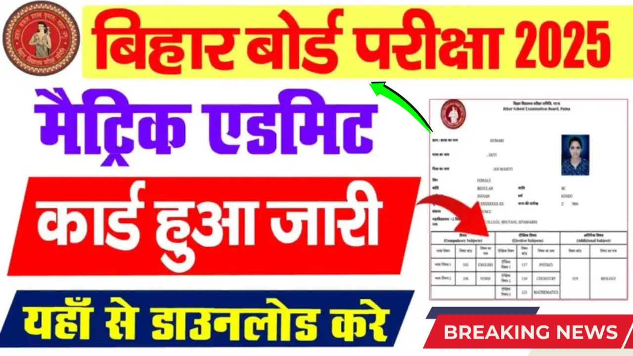 Bihar Board Admit Card 2025