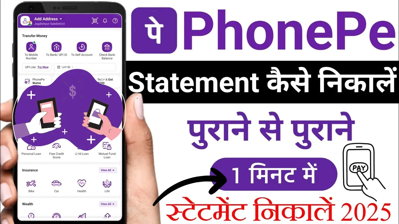 Bank Statement from PhonePe