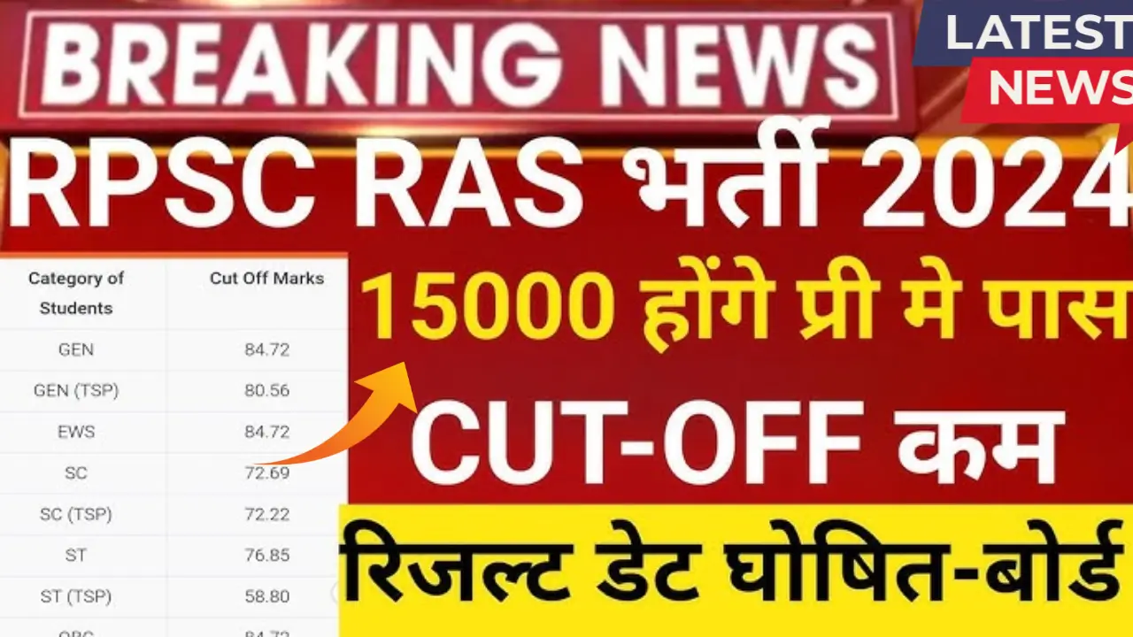 RPSC RAS Cut-off Marks