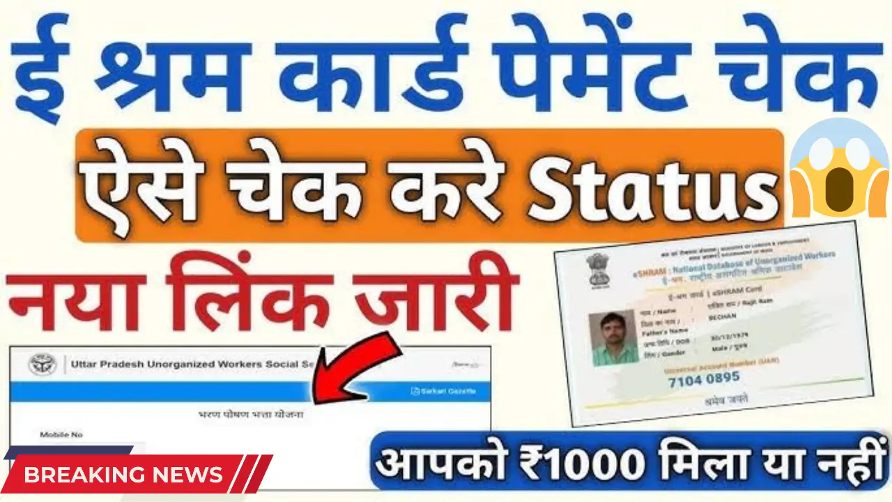 E Shram Card Payment