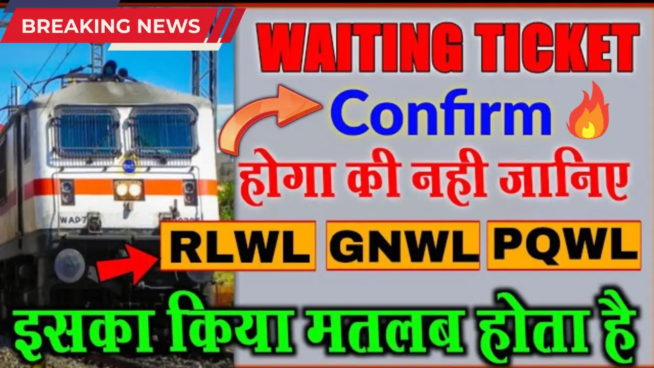 IRCTC Waiting ticket confirm